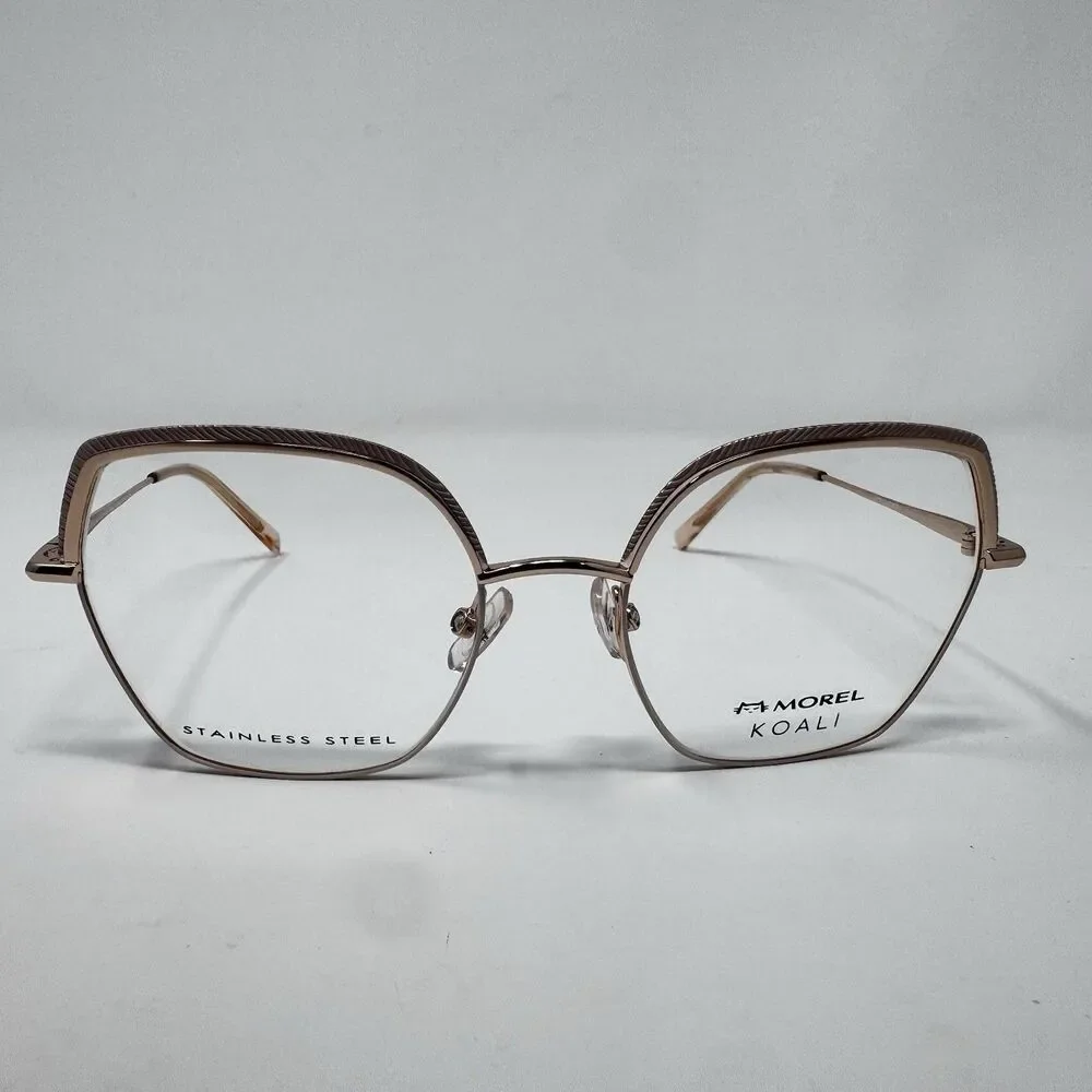 Morel Koali 20110K 52-18-140 Eyeglass Frames Rose Gold Pink France